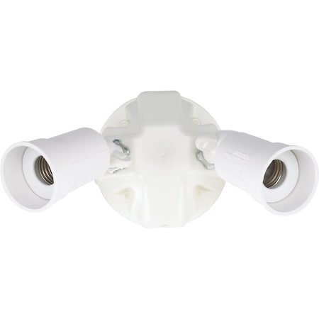 Halo White Dusk To Dawn Incandescent Floodlight Fixture PWT250PCW